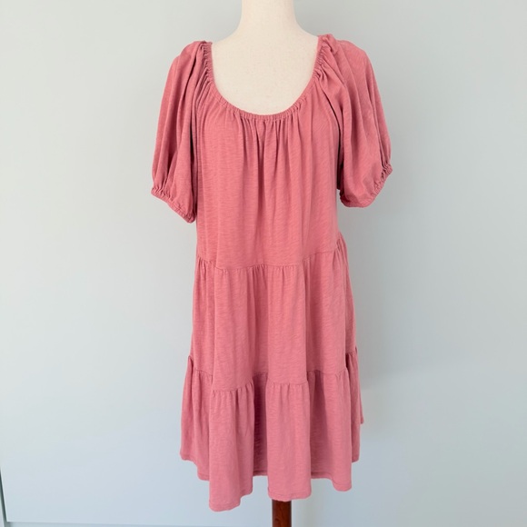 VELVET GRAHAM & SPENCER x ANTHROPOLOGIE Rory Tiered Dress - Picture 2 of 9